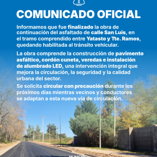 Comunicado oficial