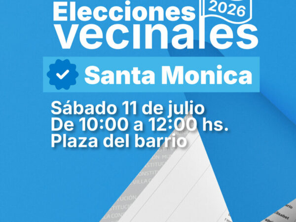 Elecciones vecinales 2026