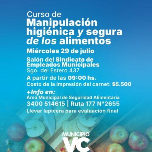 🥦 Curso de Manipulación Higiénica y Segura de los Alimentos