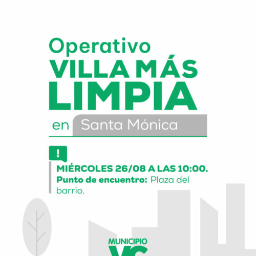 ¡Atención vecinos de barrio Santa Mónica!