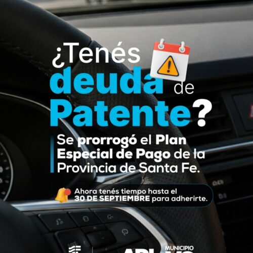 Se prorrogó el Plan Especial de Pago para Patentes
