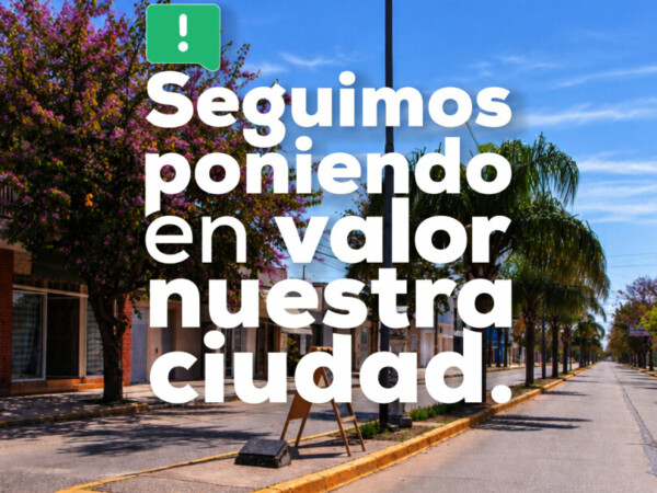 Limpieza y puesta en valor del boulevar Presbítero Daniel Segundo