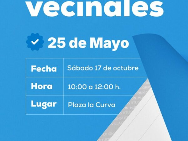 Elecciones Vecinales | Barrio 25 de Mayo